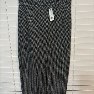 Banana Republic Black and White Pencil Skirt